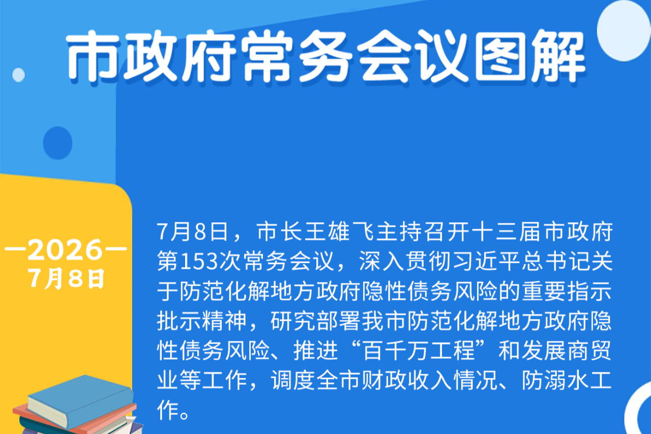 十三届第153次：王雄飞主持召开市政府常务会议  深入实施“百千万工程”  做强做大镇村特色产业