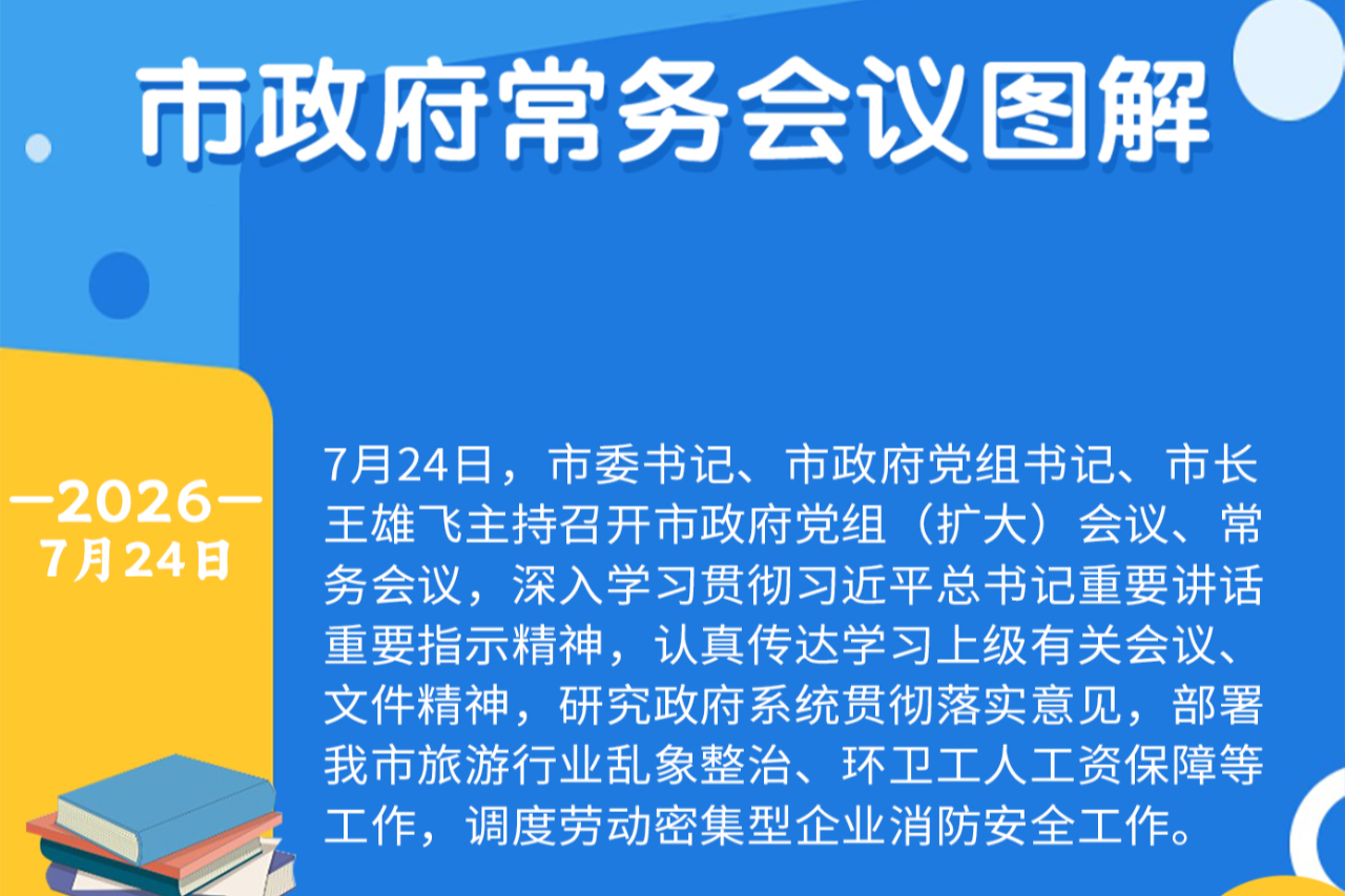 王雄飞主持召开市政府党组（扩大）会议、常务会议：更好统筹发展和安全 把学习成果转化为工作实效